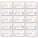 Buscar individual pegatinas Direcciones de nombres individuales