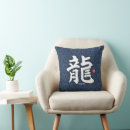Buscar kanji japonés cojines Dragón