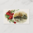 Buscar publicidad del vintage tarjetas de visita Flores