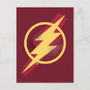 Buscar símbolo del relámpago postales Cómics de dc