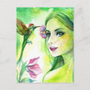 Buscar colibrí postales Flor