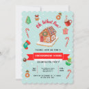 Buscar casa de pan de jengibre invitaciones Fiesta de navidades
