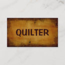 Buscar quilter tarjetas de visita Colector