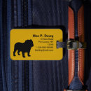 Buscar inglés etiquetas para maletas Bulldog