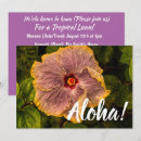 Buscar hawaiian invitaciones Flores tropicales