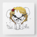 Buscar hembra relojes de pared Animal