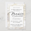 Buscar concierto de la música invitaciones Vintage