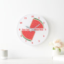Buscar sandía relojes de pared Fruta