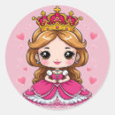 Buscar princesa linda pegatinas Chica
