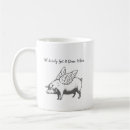 Buscar alas tazas Cerdo