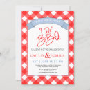 Buscar i do bbq invitaciones Rojo