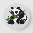 Buscar panda relojes de pared Oso