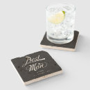 Buscar de hombres posavasos Blanco y negro