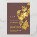 Buscar gold leaf invitaciones Prometida