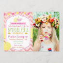 Buscar rosado la limonada invitaciones de cumpleaños Chica