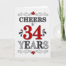 Buscar 34 años tarjetas General y unisex
