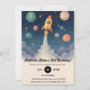 Buscar universo invitaciones Cohete