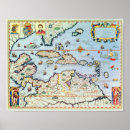 Buscar mapa del caribe posters Isla