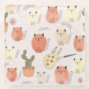 Buscar gatos lindos posavasos Patrón