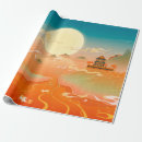Buscar oriental papel de regalo Naranja