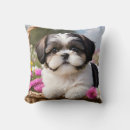 Buscar tzu de shih cojines Flores