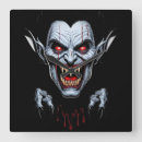 Buscar rojo sangre relojes de pared Halloween