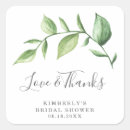 Buscar de agradecimiento pegatinas Ducha de novia