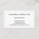 Buscar clavo tarjetas de visita Minimalista