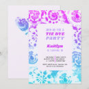 Buscar tie dye invitaciones Para niños