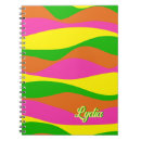 Buscar verde y naranja libretas General y unisex