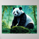 Buscar panda azul posters Verde