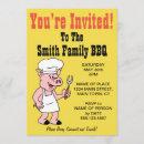 Buscar cerdo del dibujo animado invitaciones Para todos