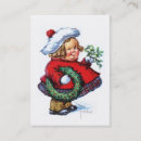 Buscar duendes tarjetas de visita Vintage