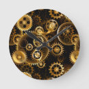 Buscar gears relojes de pared Black