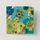 Buscar flores decorativas chapas Azul