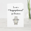 Buscar hippopotamus tarjetas Día de fiesta