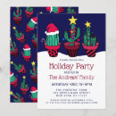 Buscar árbol verde invitaciones de navidad Invitados