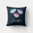 Buscar mariposa violeta cojines Acuarela