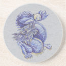 Buscar dragones azules posavasos Elegante