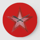 Buscar cocina roja relojes de pared Estrella