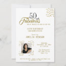 Buscar gold 50th birthday invitaciones Foto
