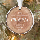 Buscar madera adornos Mr y mrs