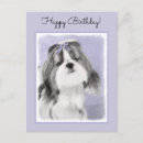 Buscar perro del tzu de shih tarjetas Negro