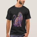 Buscar gato psicodélico camisetas Arco iris