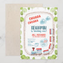 Buscar train invitaciones Choo choo