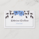 Buscar margaritas azules tarjetas de visita Elegante