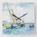 Buscar venecia relojes de pared Acuarela