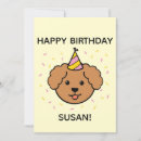 Buscar del caniche tarjetas Para niños