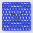 Buscar buena suerte relojes de pared Azul