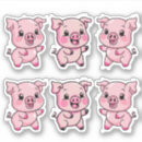 Buscar cerdo kawaii pegatinas Animales de granja